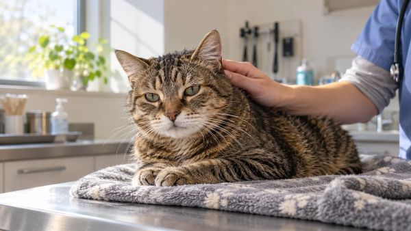 Utilisation de gabapentin chez les chats pour gérer stress et douleur